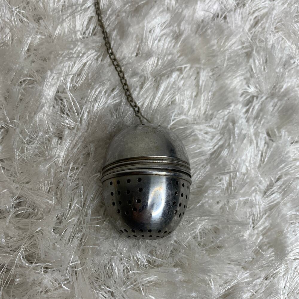 Vintage Tea Infuser Ball Mesh Loose Leaf Strainer Stainless Steel